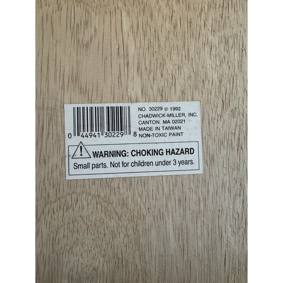 VTG Chadwick Miller 2 Wooden Puzzles Counting Alphabet Learning Non Toxic Paint - Picture 10 of 10